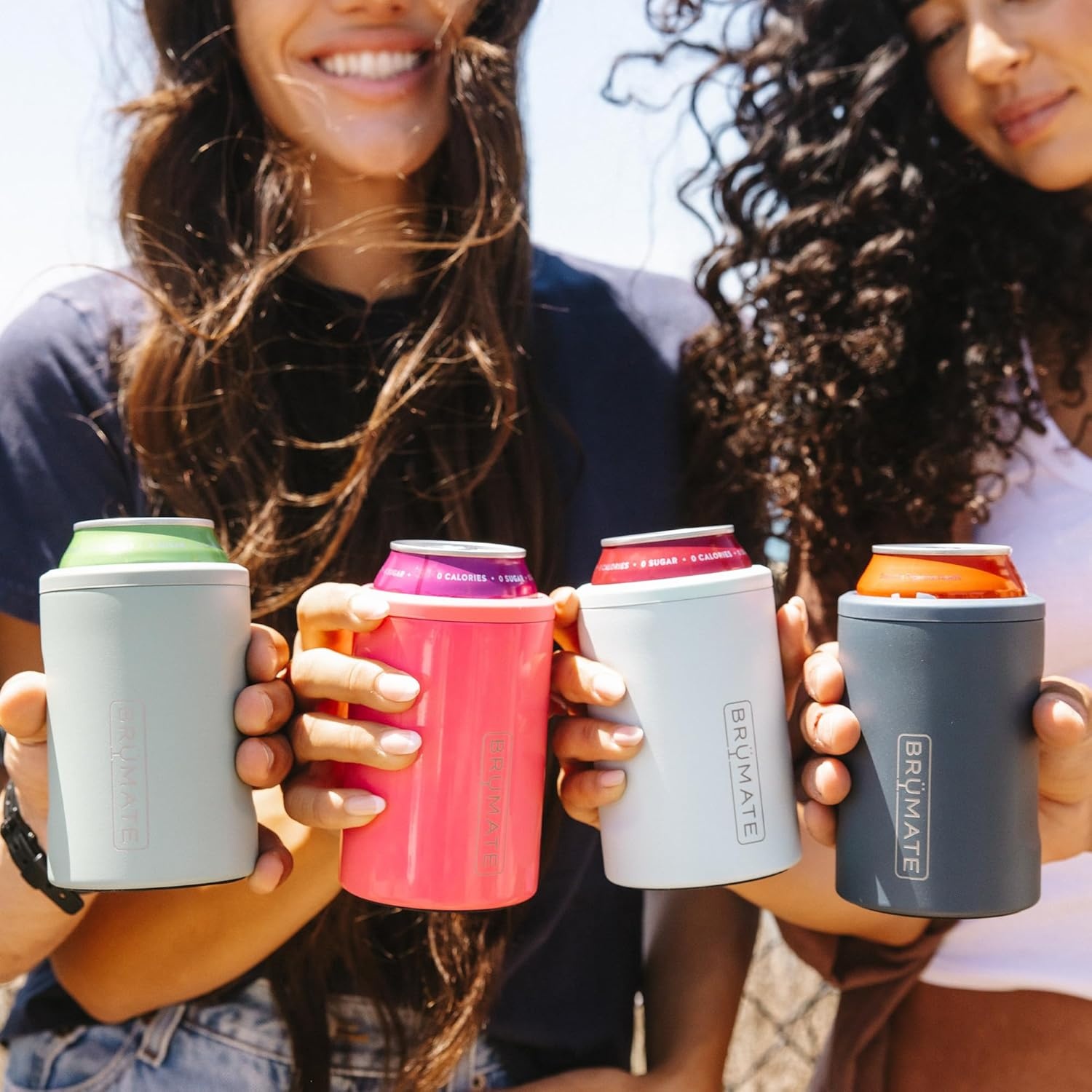 image:imageBrMate Hopsulator Duo 2in1 Can Cooler Insulated for Cans 100 Leak Proof Tumbler with Lid Can Insulated for Hard Seltzer Beer Soda and Energy DrinksJava