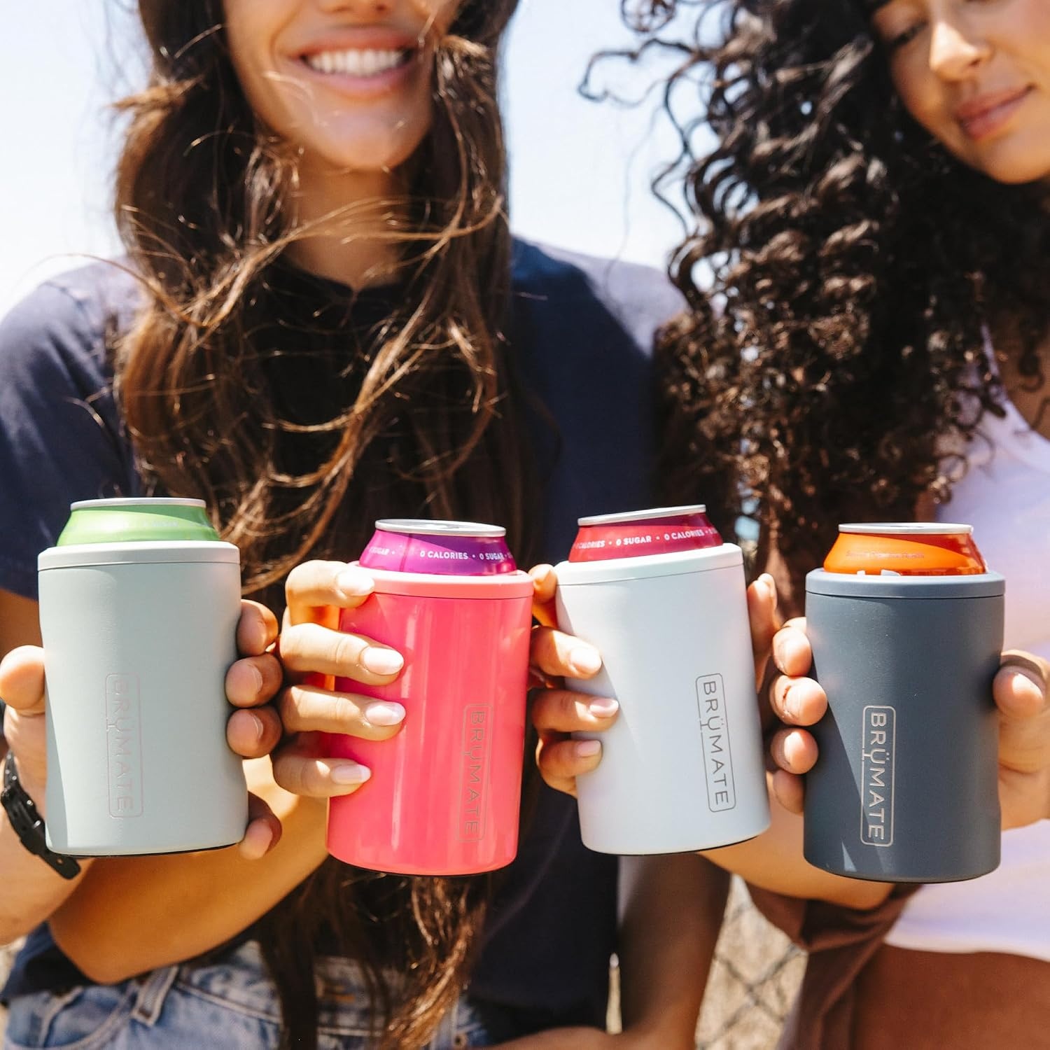 image:imageBrMate Hopsulator Duo 2in1 Can Cooler Insulated for Cans 100 Leak Proof Tumbler with Lid Can Insulated for Hard Seltzer Beer Soda and Energy DrinksLilac Dusk