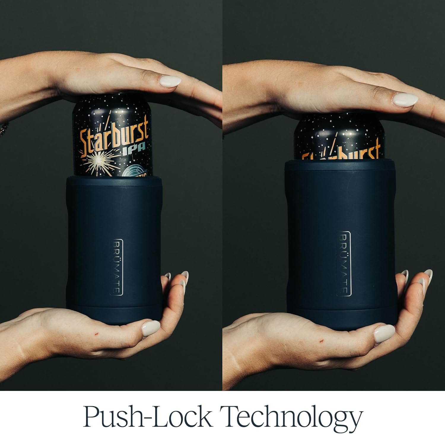 image:imageBrMate Hopsulator Duo 2in1 Can Cooler Insulated for Cans 100 Leak Proof Tumbler with Lid Can Insulated for Hard Seltzer Beer Soda and Energy DrinksSage