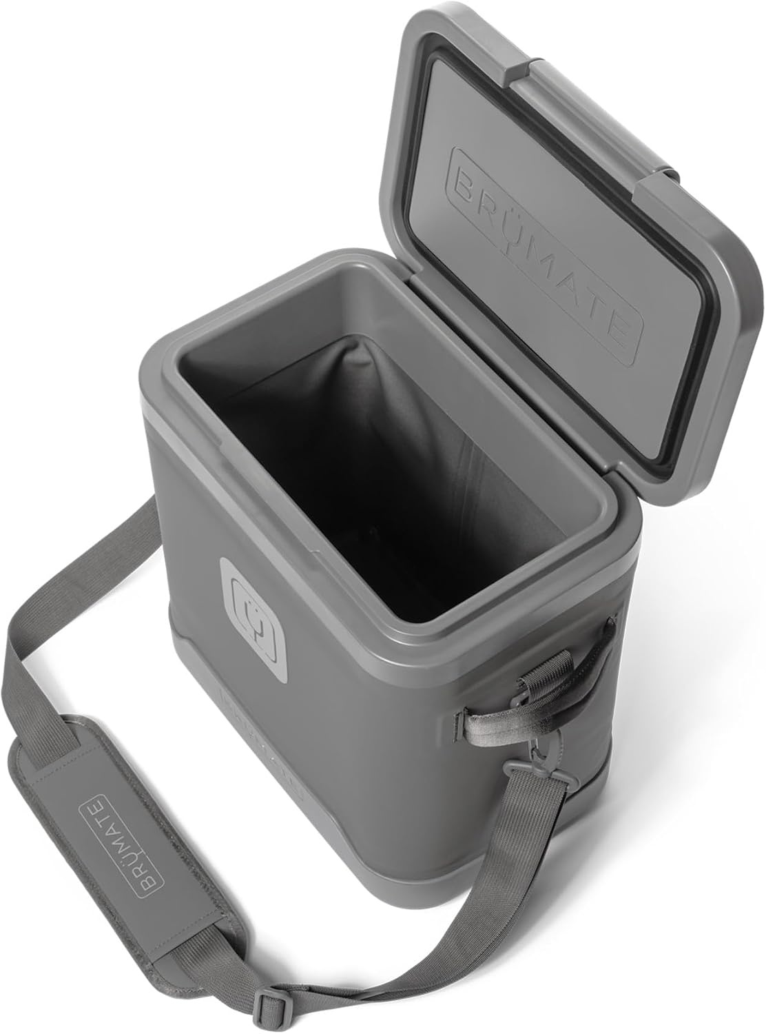 image:imageBrMate MagPack Insulated Soft Cooler Leakproof Zipperless Magnetic Seal 48 Hour Ice Retention 12 18 24 Can SizesGraphite 18 Cans