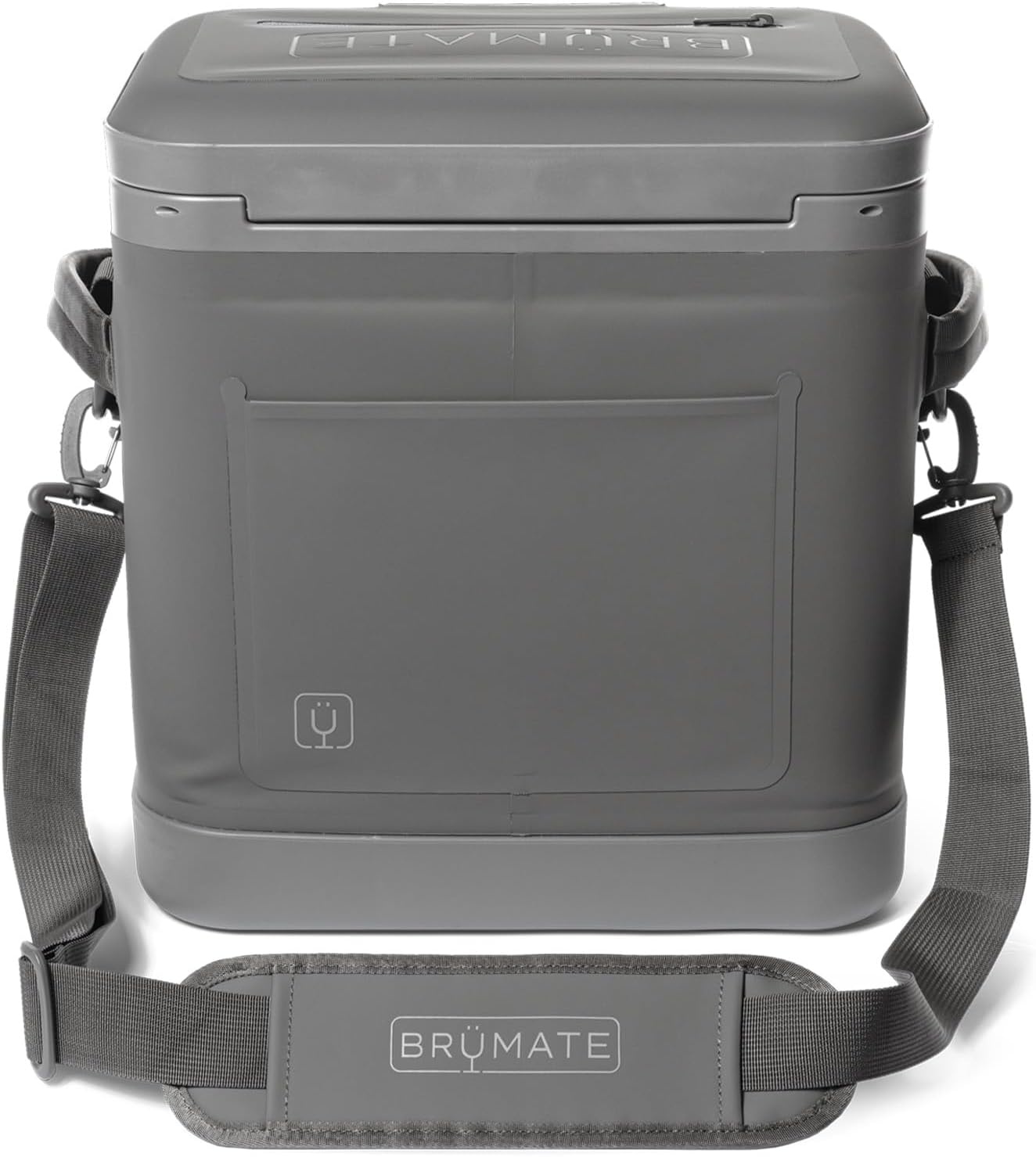 image:imageBrMate MagPack Insulated Soft Cooler Leakproof Zipperless Magnetic Seal 48 Hour Ice Retention 12 18 24 Can SizesGraphite 18 Cans