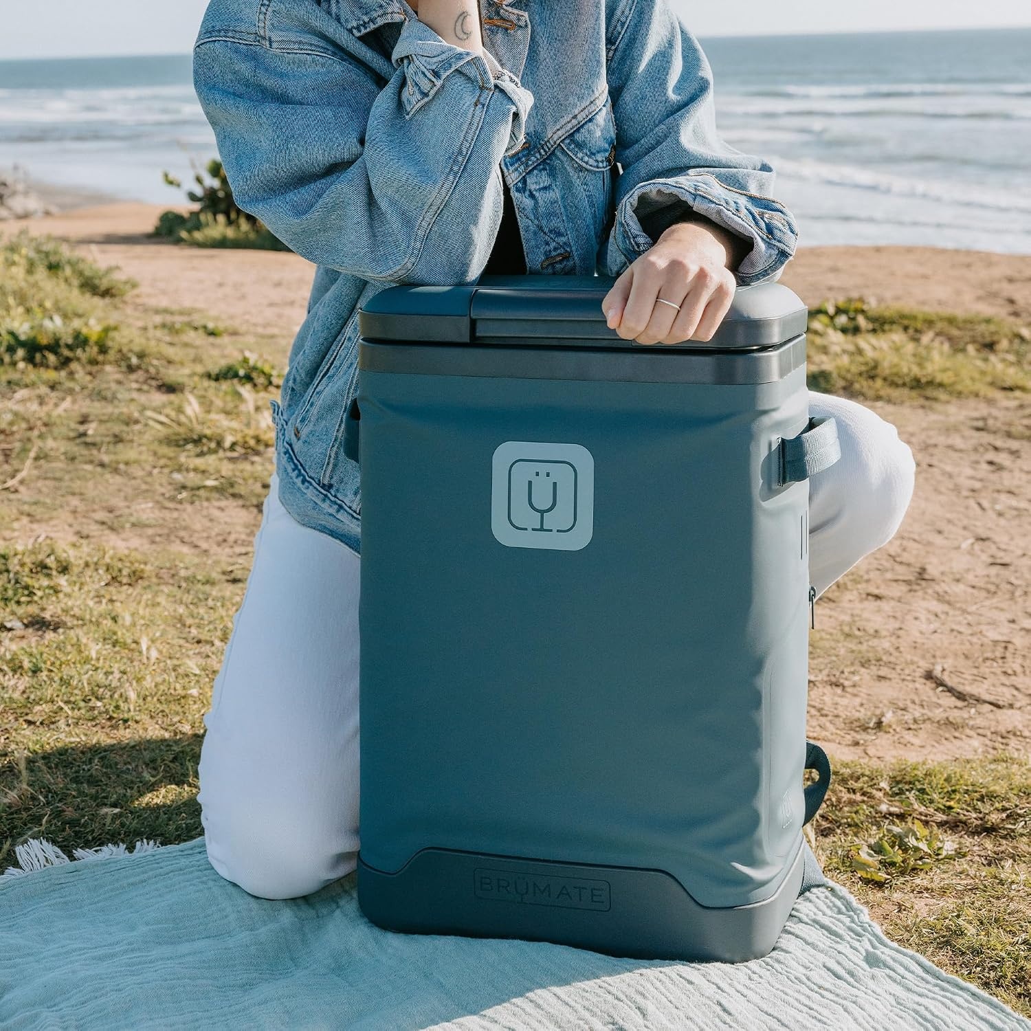 image:imageBrMate MagPack Insulated Soft Cooler Leakproof Zipperless Magnetic Seal 48 Hour Ice Retention 12 18 24 Can SizesLilac 24 Cans