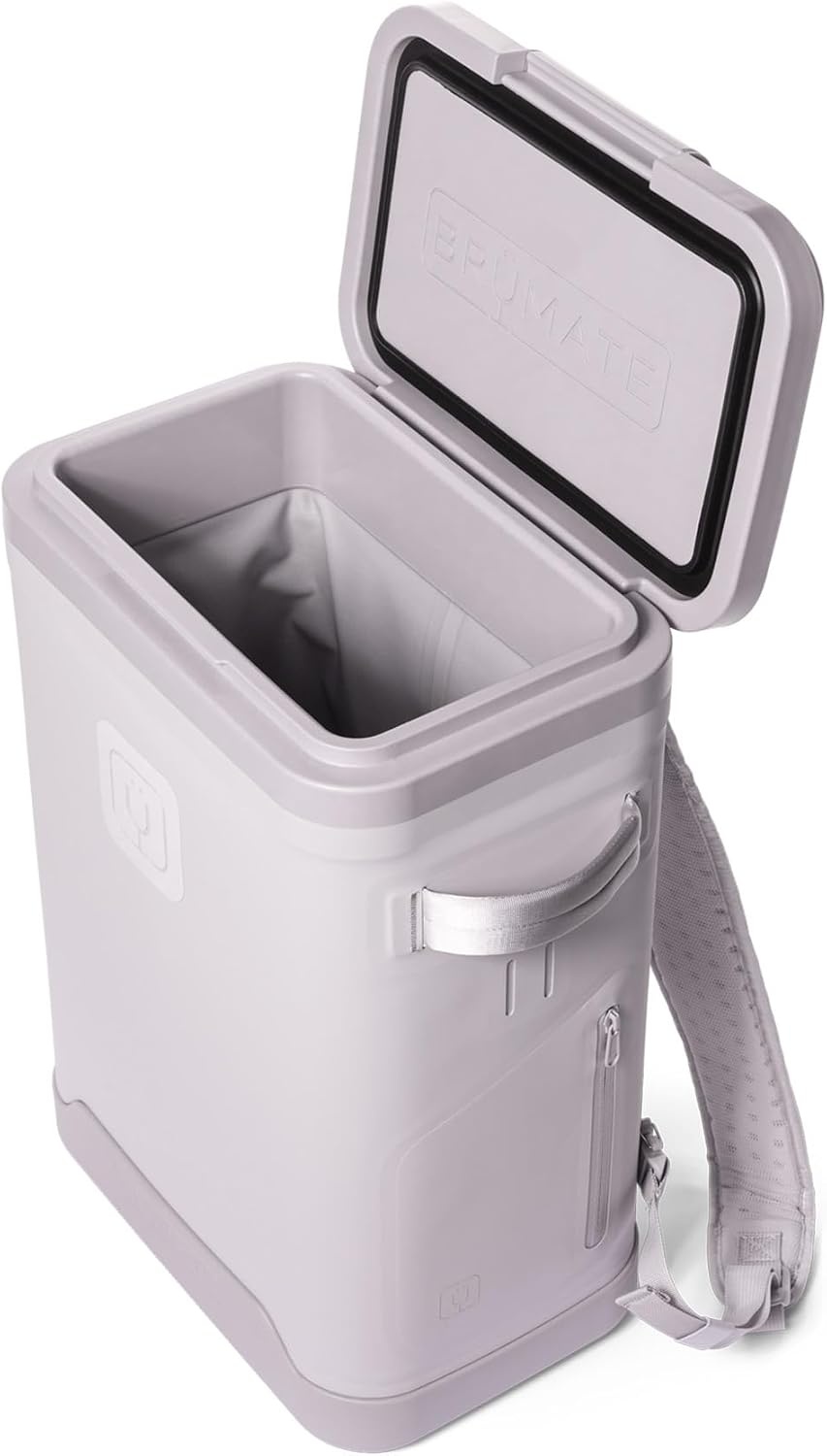 image:imageBrMate MagPack Insulated Soft Cooler Leakproof Zipperless Magnetic Seal 48 Hour Ice Retention 12 18 24 Can SizesLilac 24 Cans