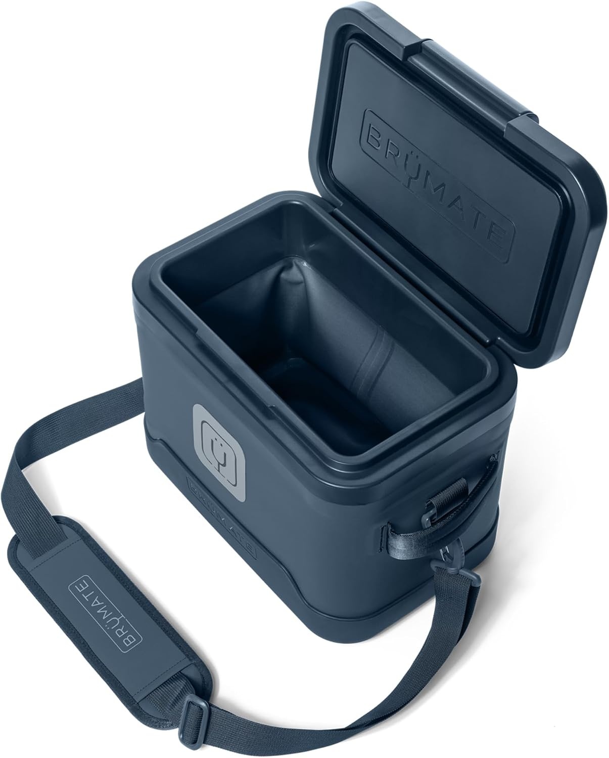 image:imageBrMate MagPack Insulated Soft Cooler Leakproof Zipperless Magnetic Seal 48 Hour Ice Retention 12 18 24 Can SizesNightfall Blue 12 Cans
