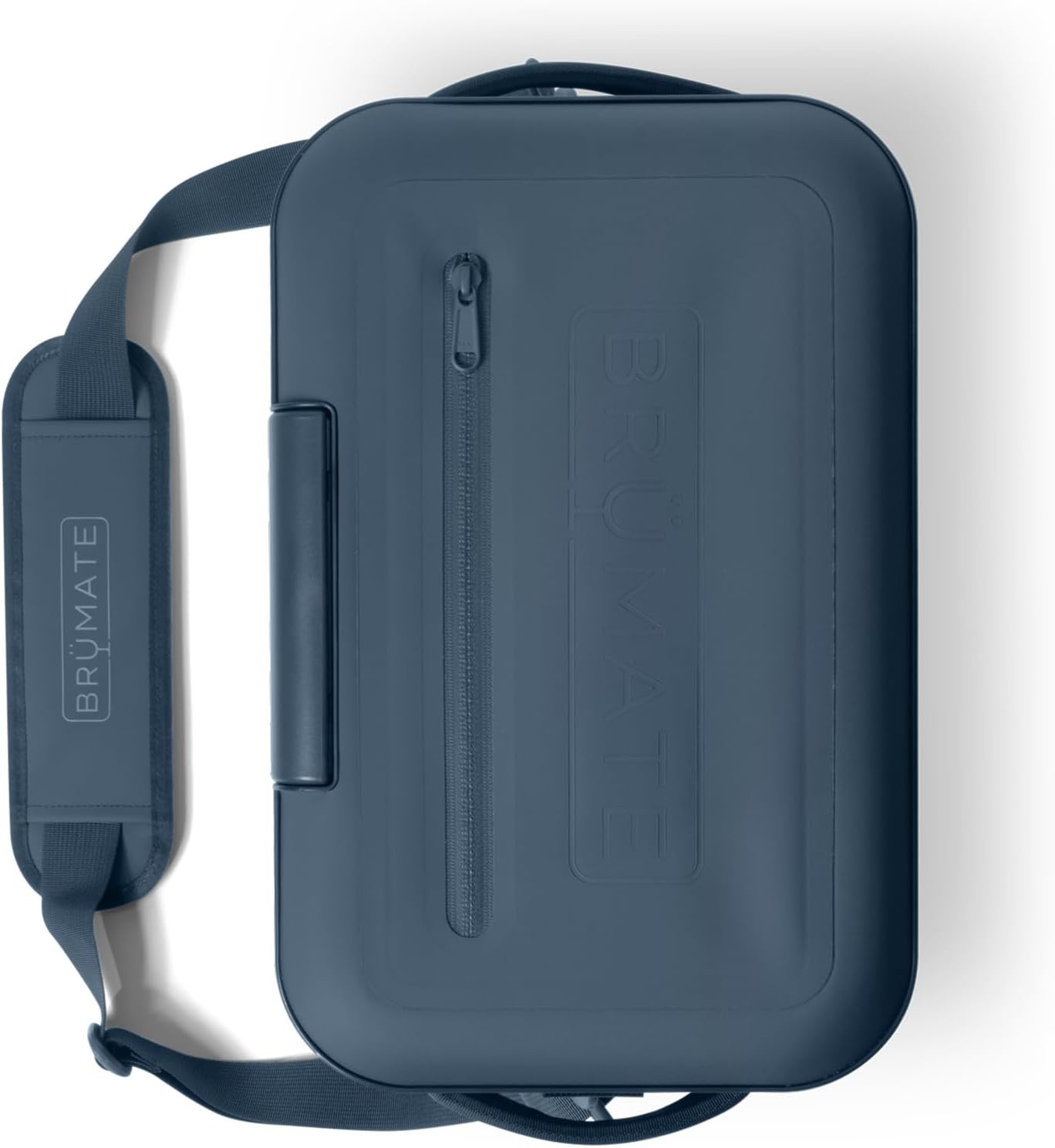 image:imageBrMate MagPack Insulated Soft Cooler Leakproof Zipperless Magnetic Seal 48 Hour Ice Retention 12 18 24 Can SizesNightfall Blue 18 Cans