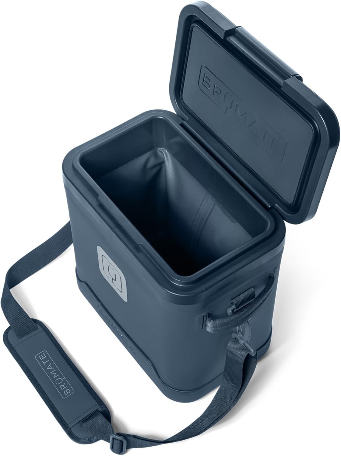 image:imageBrMate MagPack Insulated Soft Cooler Leakproof Zipperless Magnetic Seal 48 Hour Ice Retention 12 18 24 Can SizesNightfall Blue 18 Cans