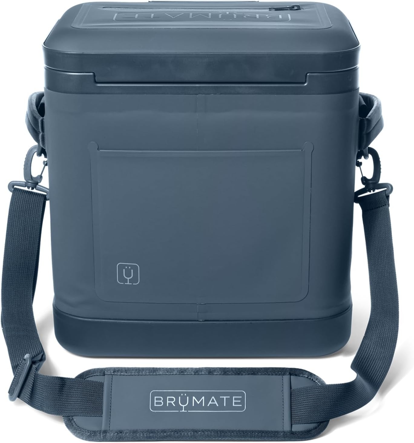 image:imageBrMate MagPack Insulated Soft Cooler Leakproof Zipperless Magnetic Seal 48 Hour Ice Retention 12 18 24 Can SizesNightfall Blue 18 Cans