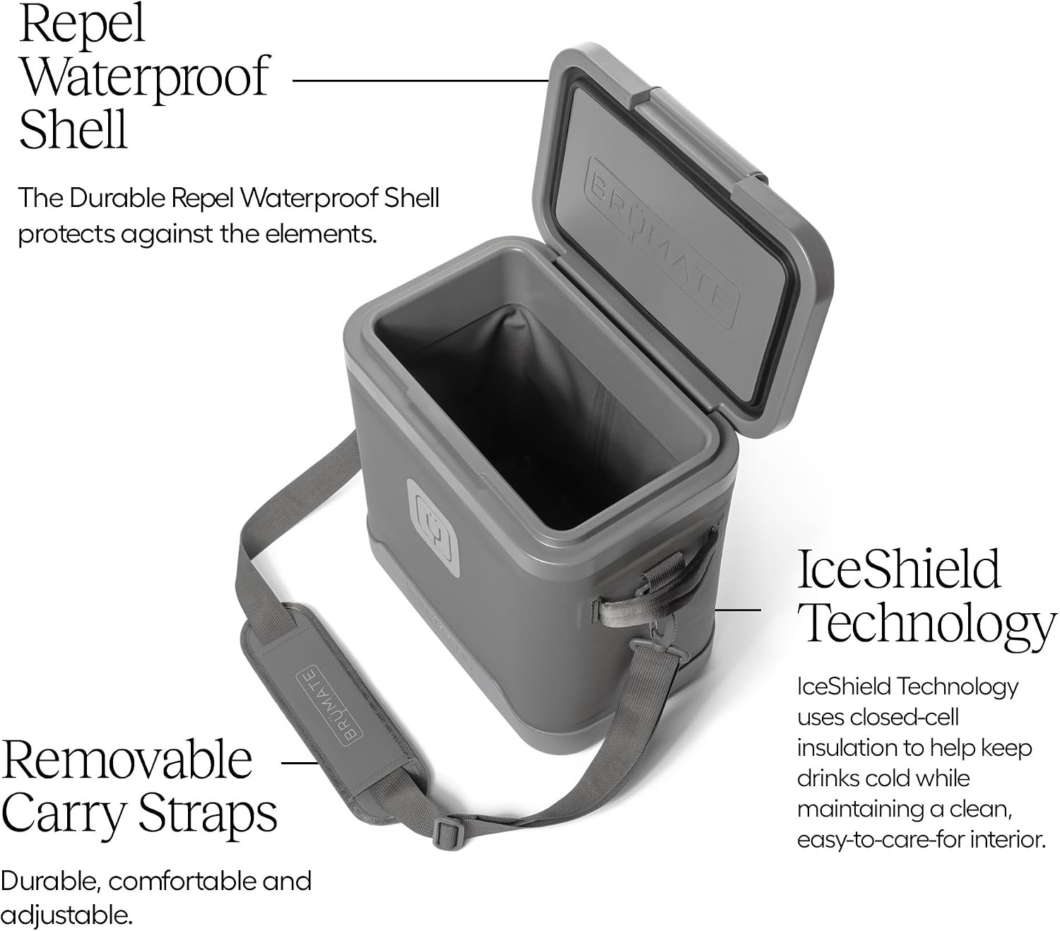 image:imageBrMate MagPack Insulated Soft Cooler Leakproof Zipperless Magnetic Seal 48 Hour Ice Retention 12 18 24 Can SizesPrimrose 12 Cans