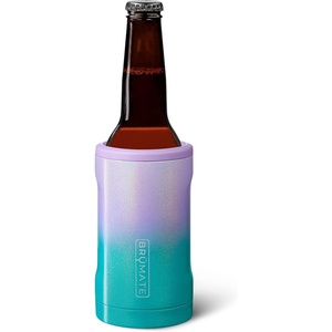 image:imageBrMate Hopsulator Bottl Insulated Bottle Cooler for Standard 12oz Glass Bottles  Glass Bottle Insulated Stainless Steel Drink Holder for Beer and Soda Matte GrayMermaid
