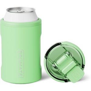 image:imageBrMate Hopsulator Duo 2in1 Can Cooler Insulated for Cans  100 Leak Proof Tumbler with Lid  Can Insulated for Hard Seltzer Beer Soda and Energy DrinksKiwi
