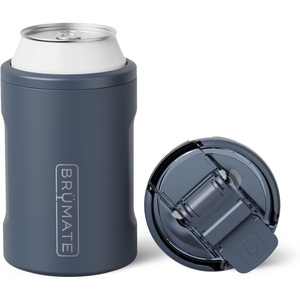 image:imageBrMate Hopsulator Duo 2in1 Can Cooler Insulated for Cans  100 Leak Proof Tumbler with Lid  Can Insulated for Hard Seltzer Beer Soda and Energy DrinksNightfall Blue