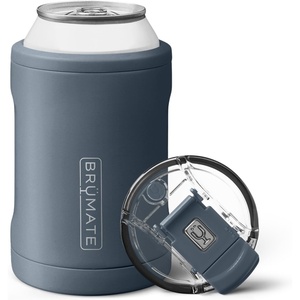 image:imageBrMate Hopsulator Duo 2in1 Can Cooler Insulated for Cans  100 Leak Proof Tumbler with Lid  Can Insulated for Hard Seltzer Beer Soda and Energy DrinksNightfall BlueV1