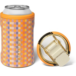 image:imageBrMate Hopsulator Duo 2in1 Can Cooler Insulated for Cans  100 Leak Proof Tumbler with Lid  Can Insulated for Hard Seltzer Beer Soda and Energy DrinksVibe Check
