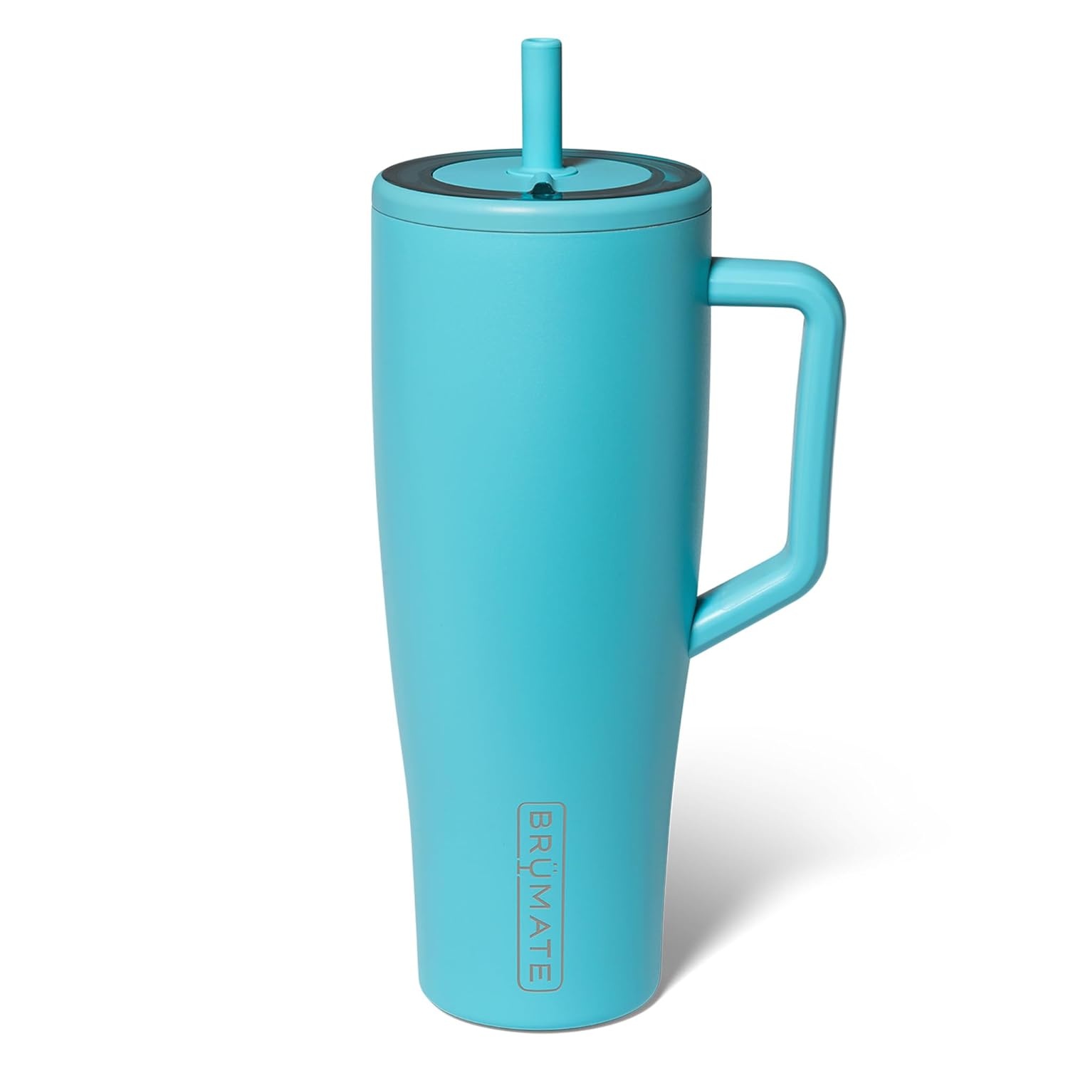 image:imageBrMate Era 30 oz Tumbler with Handle amp Straw 100 Leakproof Insulated Water Bottle Tumbler with Lid amp Flexible SoftSip Straw Made of Stainless Steel Cup Holder Friendly 30oz CuraaoCuraao