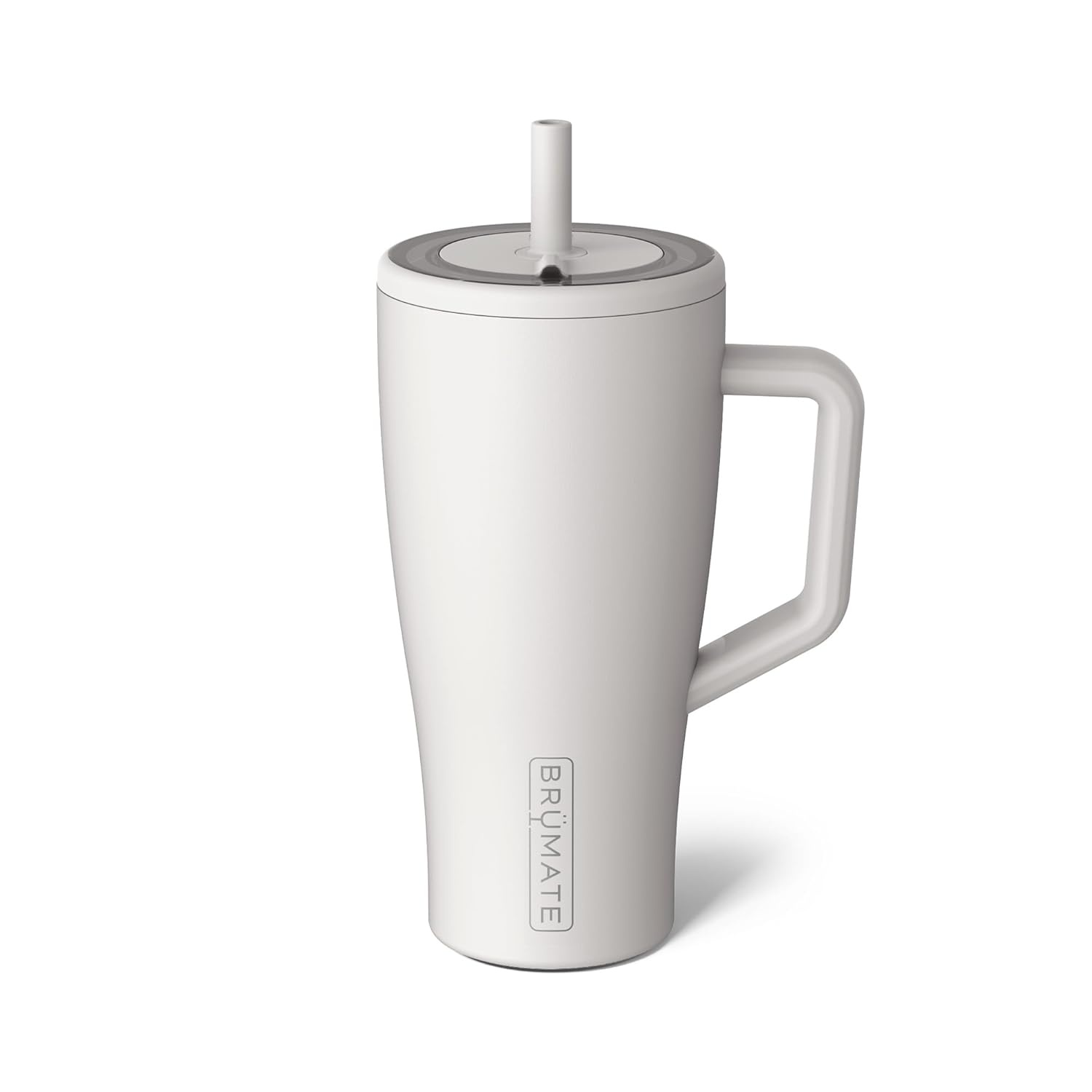 image:imageBrMate Era 30 oz Tumbler with Handle amp Straw 100 Leakproof Insulated Water Bottle Tumbler with Lid amp Flexible SoftSip Straw Made of Stainless Steel Cup Holder Friendly 30oz CuraaoDune