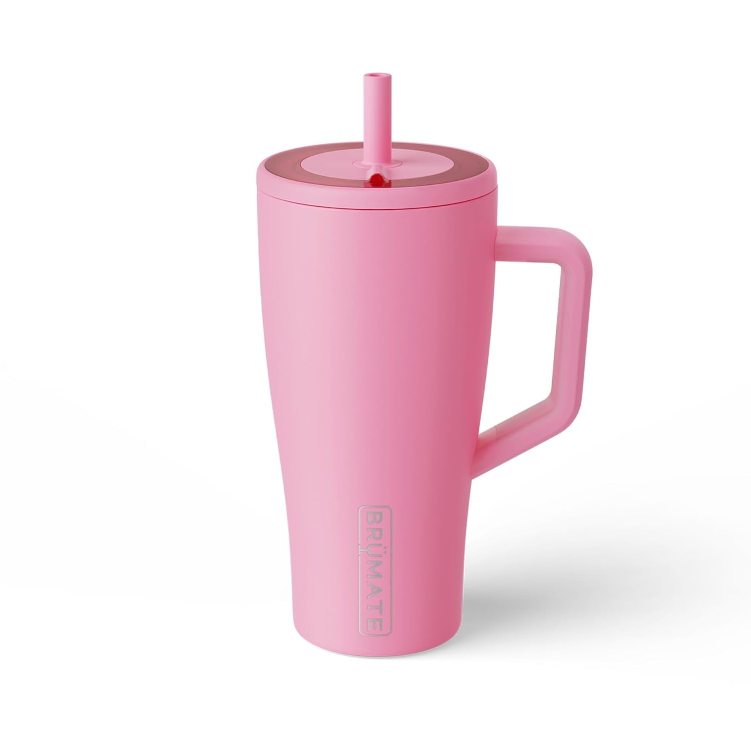 image:imageBrMate Era 30 oz Tumbler with Handle amp Straw 100 Leakproof Insulated Water Bottle Tumbler with Lid amp Flexible SoftSip Straw Made of Stainless Steel Cup Holder Friendly 30oz CuraaoPrimrose