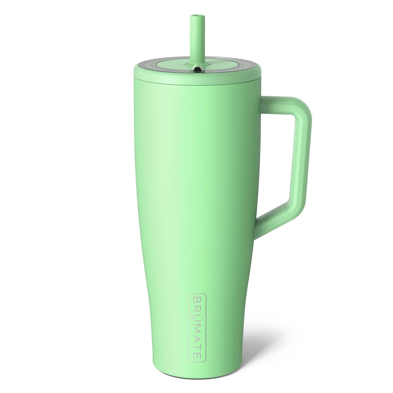 image:imageBrMate Era 30 oz Tumbler with Handle amp Straw 100 Leakproof Insulated Water Bottle Tumbler with Lid amp Flexible SoftSip Straw Made of Stainless Steel Cup Holder Friendly 30oz CuraaoKiwi