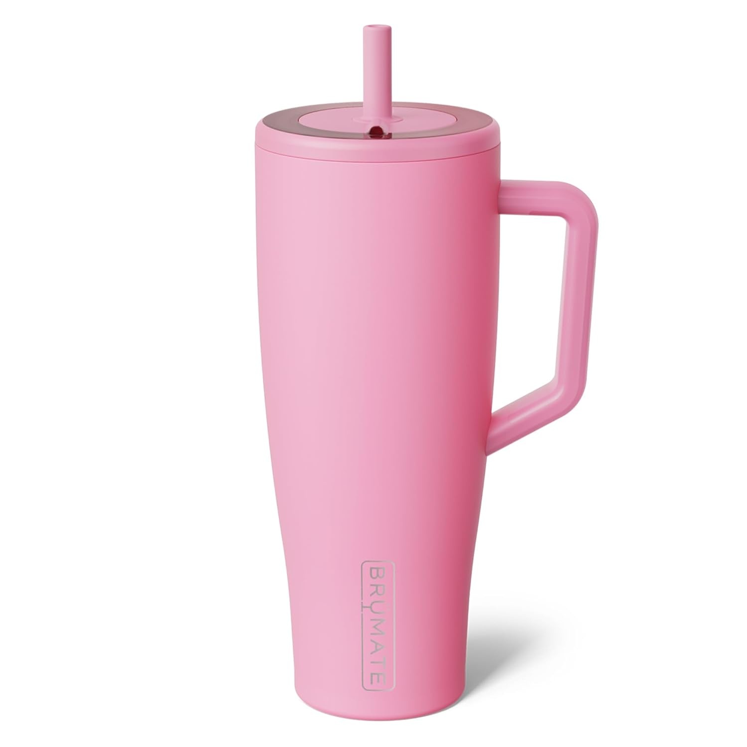 image:imageBrMate Era 30 oz Tumbler with Handle amp Straw 100 Leakproof Insulated Water Bottle Tumbler with Lid amp Flexible SoftSip Straw Made of Stainless Steel Cup Holder Friendly 30oz CuraaoPrimrose