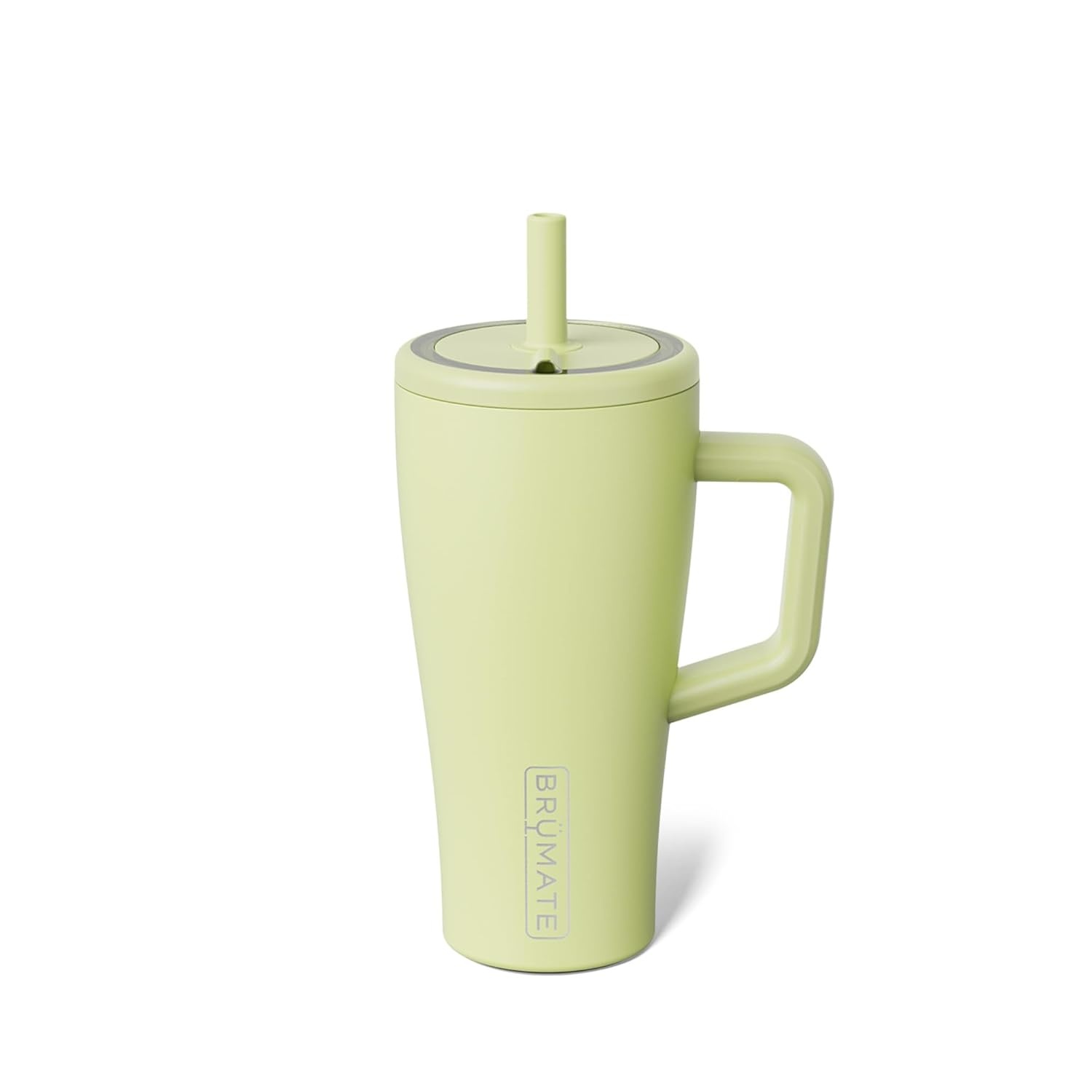 image:imageBrMate Era 30 oz Tumbler with Handle amp Straw 100 Leakproof Insulated Water Bottle Tumbler with Lid amp Flexible SoftSip Straw Made of Stainless Steel Cup Holder Friendly 30oz CuraaoPrickly Pear