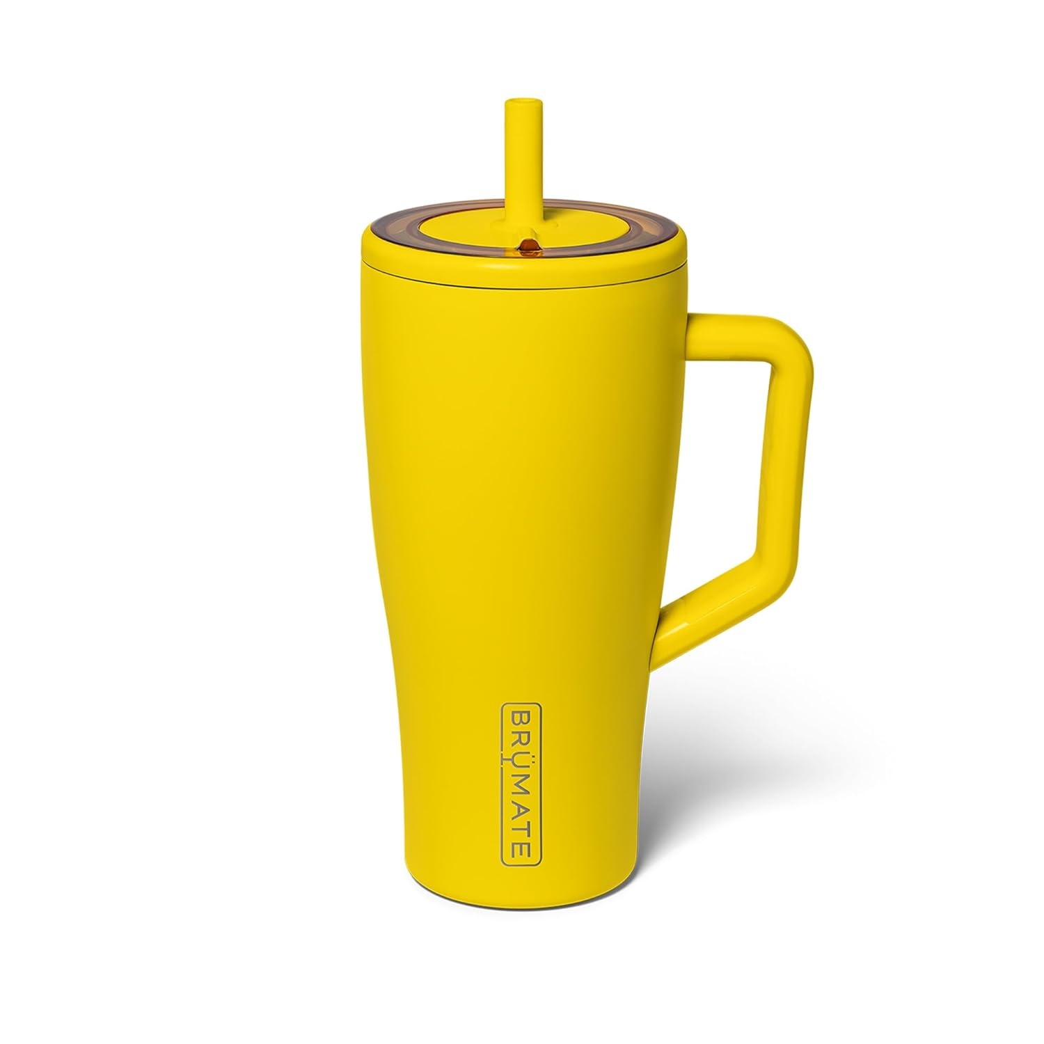 image:imageBrMate Era 30 oz Tumbler with Handle amp Straw 100 Leakproof Insulated Water Bottle Tumbler with Lid amp Flexible SoftSip Straw Made of Stainless Steel Cup Holder Friendly 30oz CuraaoPineapple