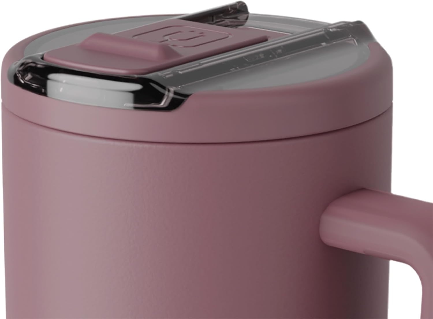 image:imageBrMate Era Flip 40oz Tumbler with 100 Leakproof Covered Straw Lid Hygienic Covered Straw Insulated Stainless Steel Water Bottle with Handle Cup Holder Friendly BPAFree Lilac DuskRose Taupe