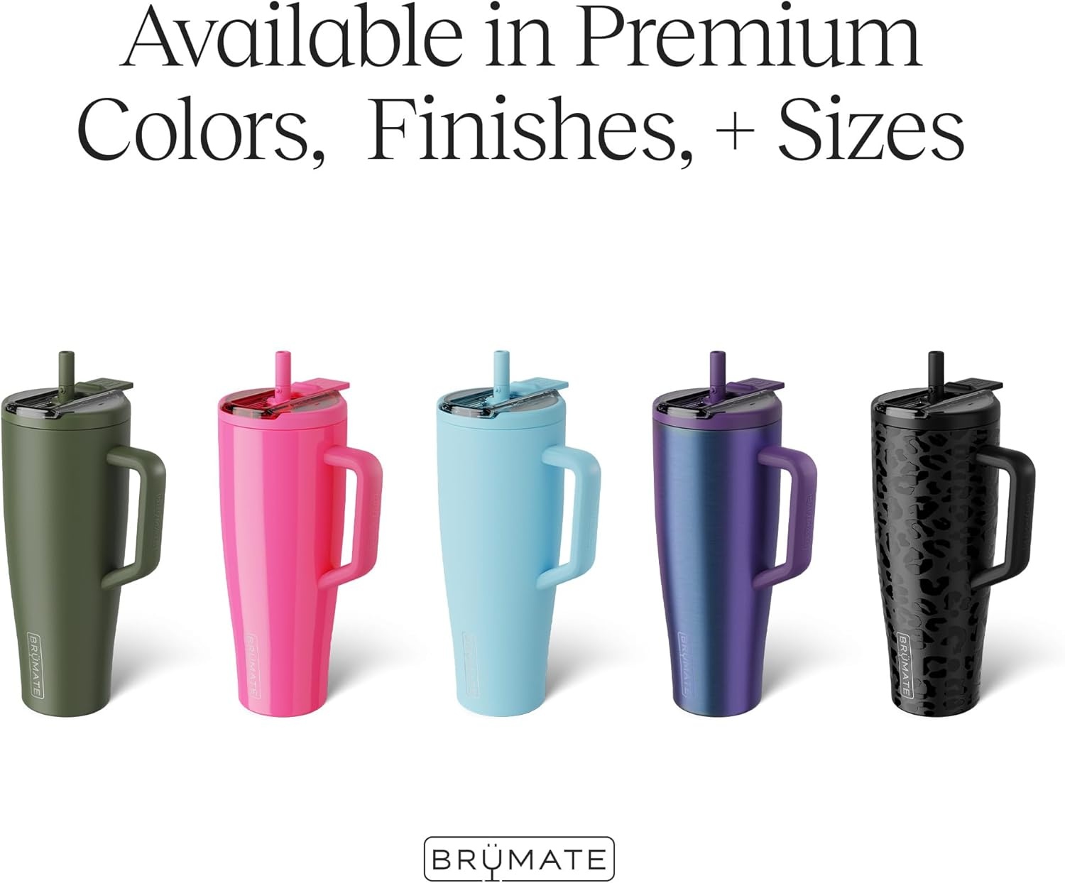 image:imageBrMate Era Flip 40oz Tumbler with 100 Leakproof Covered Straw Lid Hygienic Covered Straw Insulated Stainless Steel Water Bottle with Handle Cup Holder Friendly BPAFree Lilac DuskPrimrose