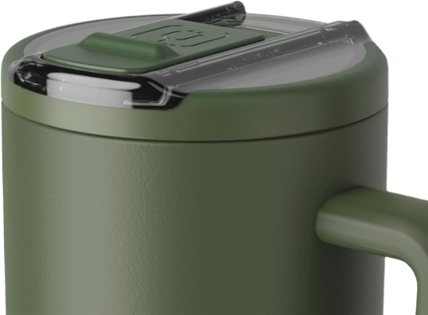 image:imageBrMate Era Flip 40oz Tumbler with 100 Leakproof Covered Straw Lid Hygienic Covered Straw Insulated Stainless Steel Water Bottle with Handle Cup Holder Friendly BPAFree Lilac DuskOD Green