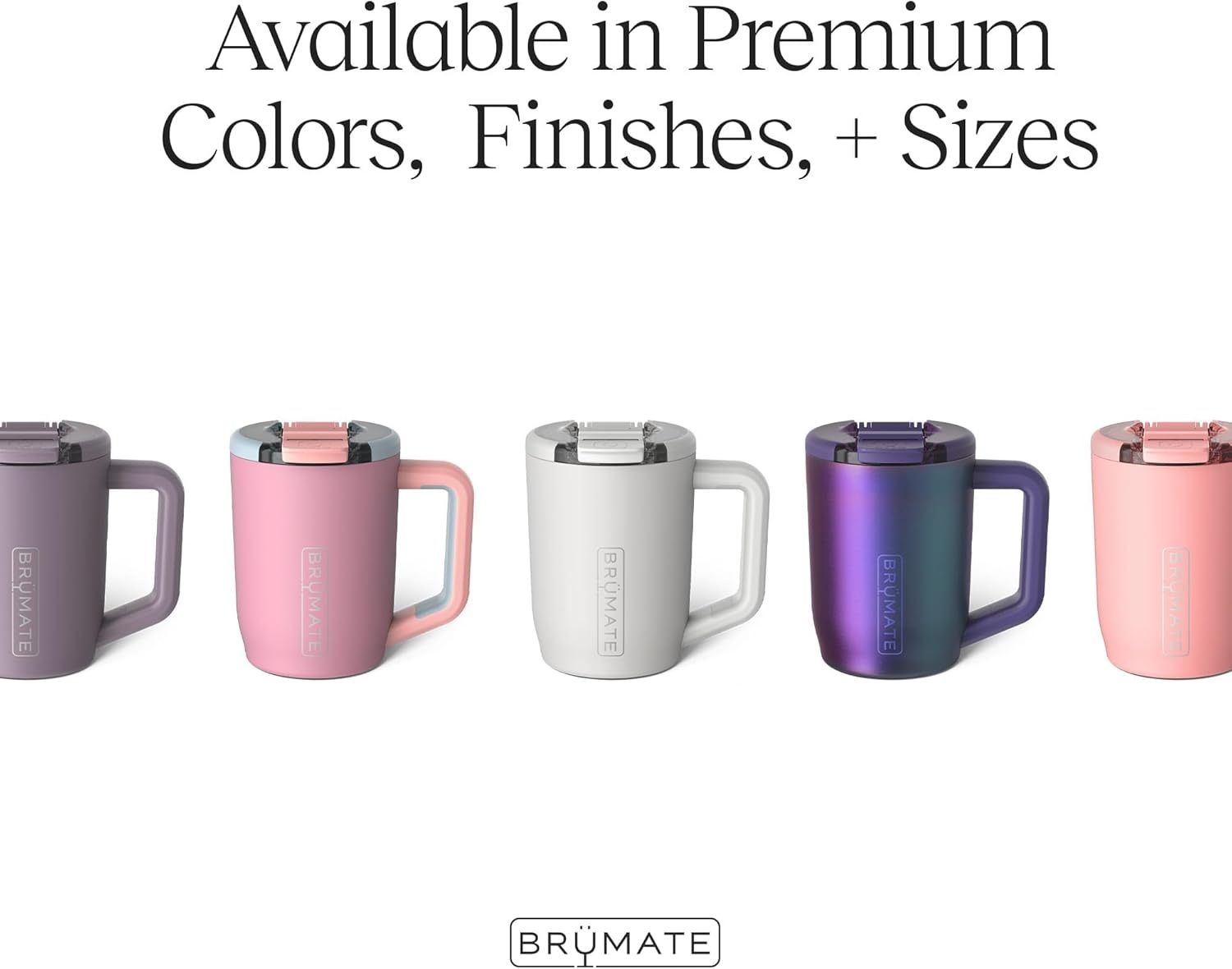 image:imageBrMate Mv 15oz 100 Leak Proof Insulated Coffee Mug with Handle amp Lid Stainless Steel Coffee Travel Mug Double Walled Coffee Cup Nightfall BlueLavender