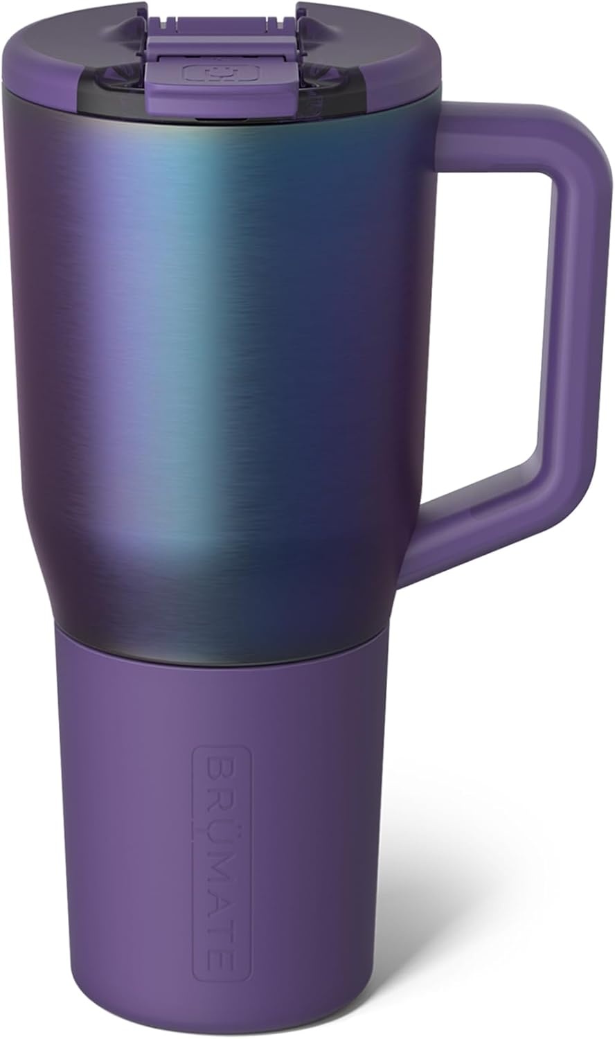 image:imageBrMate Mv 25oz 100 Leak Proof Insulated Coffee Mug with Handle amp Lid Stainless Steel Coffee Travel Mug Double Walled Coffee Cup Navy Polka DotsDark Aura