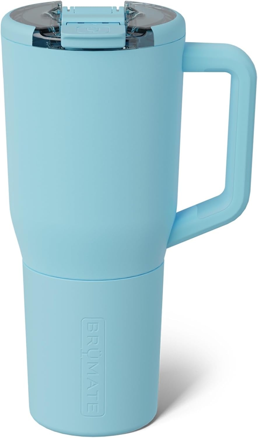 image:imageBrMate Mv 25oz 100 Leak Proof Insulated Coffee Mug with Handle amp Lid Stainless Steel Coffee Travel Mug Double Walled Coffee Cup Navy Polka DotsGlacier