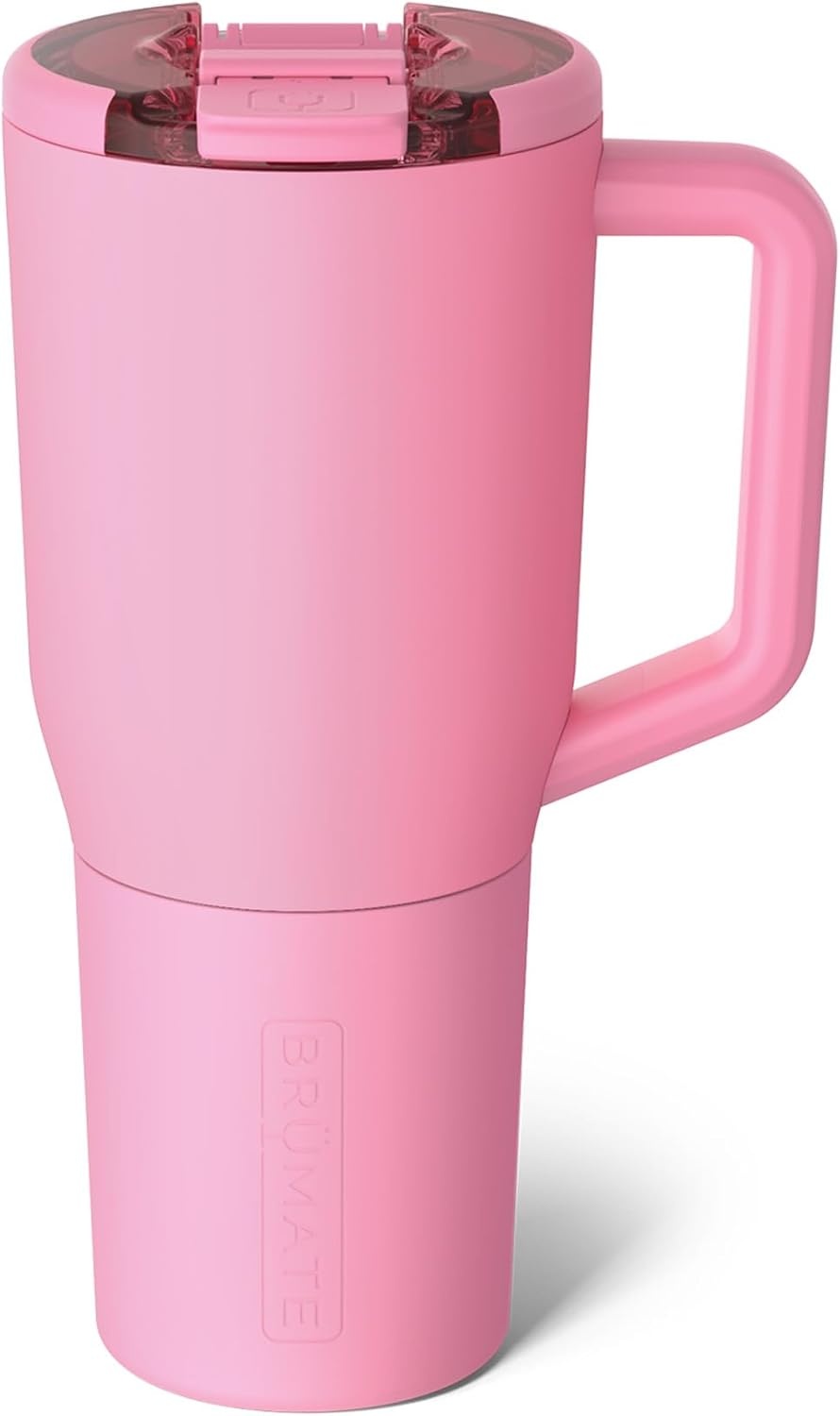 image:imageBrMate Mv 25oz 100 Leak Proof Insulated Coffee Mug with Handle amp Lid Stainless Steel Coffee Travel Mug Double Walled Coffee Cup Navy Polka DotsPrimrose