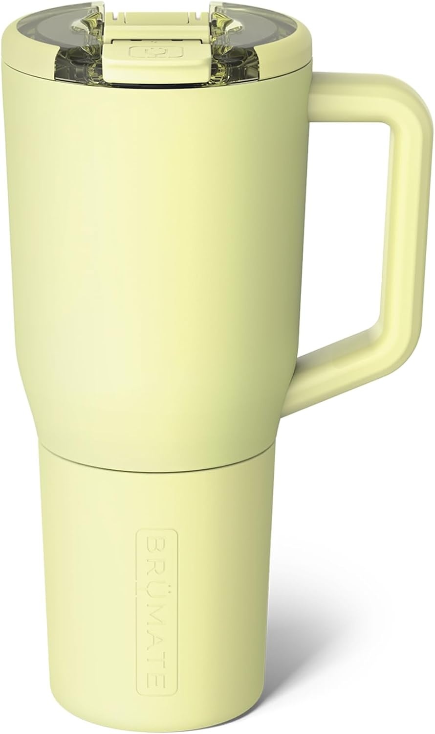 image:imageBrMate Mv 25oz 100 Leak Proof Insulated Coffee Mug with Handle amp Lid Stainless Steel Coffee Travel Mug Double Walled Coffee Cup Navy Polka DotsPrickly Pear