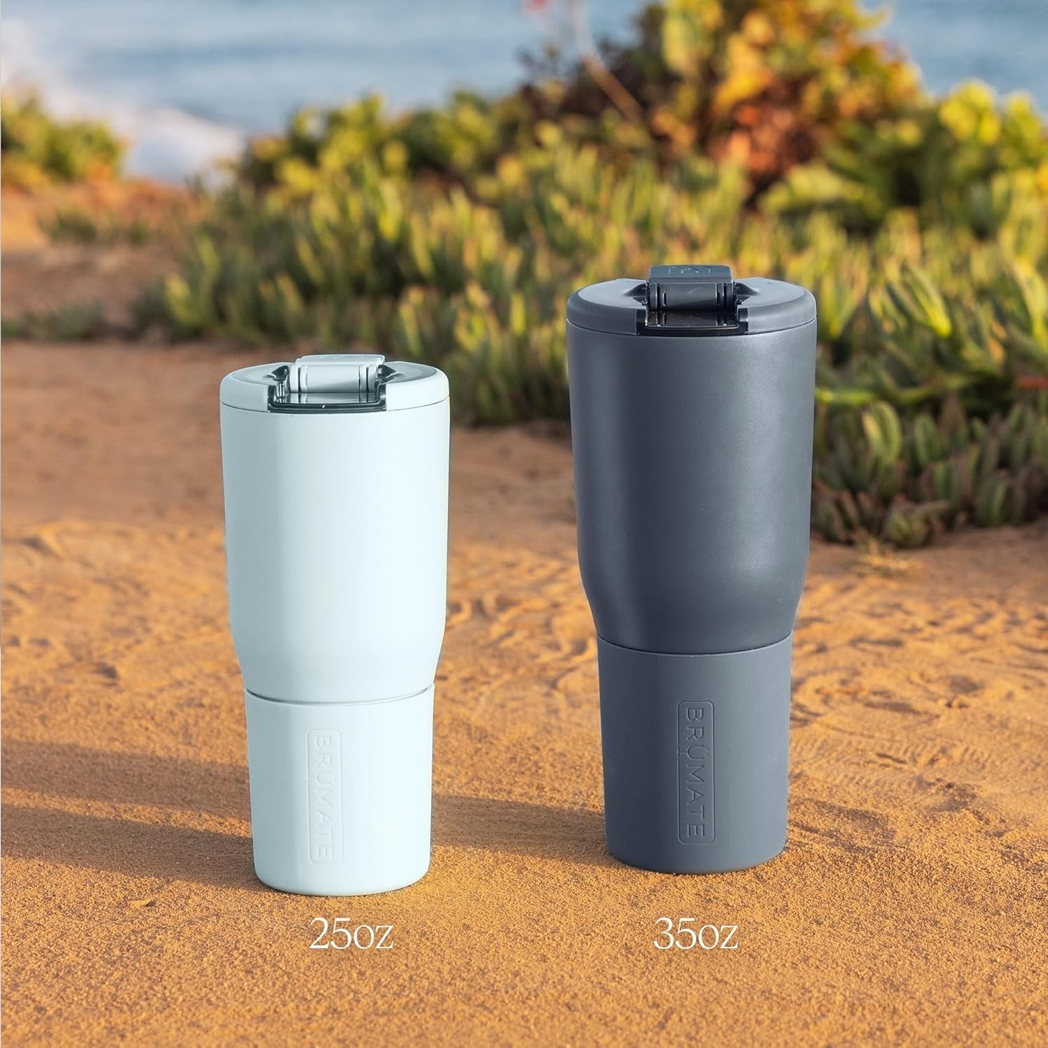 image:imageBrMate Nav 25oz 100 Leak Proof Insulated Travel Tumbler with Magnetic BevLock Lid Double Wall CupHolder Friendly Stainless Steel Mug Nightfall Blue