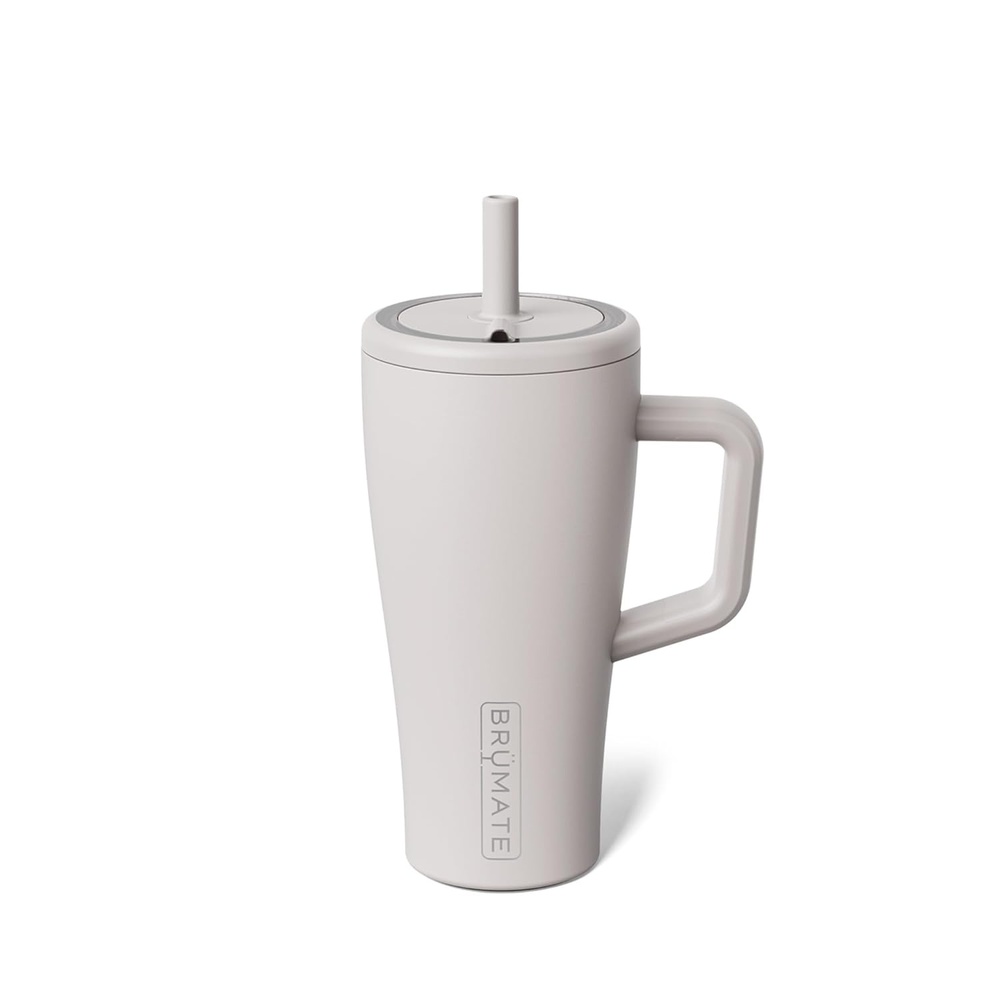 image:imageBrMate Era 30 oz Tumbler with Handle amp Straw 100 Leakproof Insulated Water Bottle Tumbler with Lid amp Flexible SoftSip Straw Made of Stainless Steel Cup Holder Friendly 30oz CuraaoDune