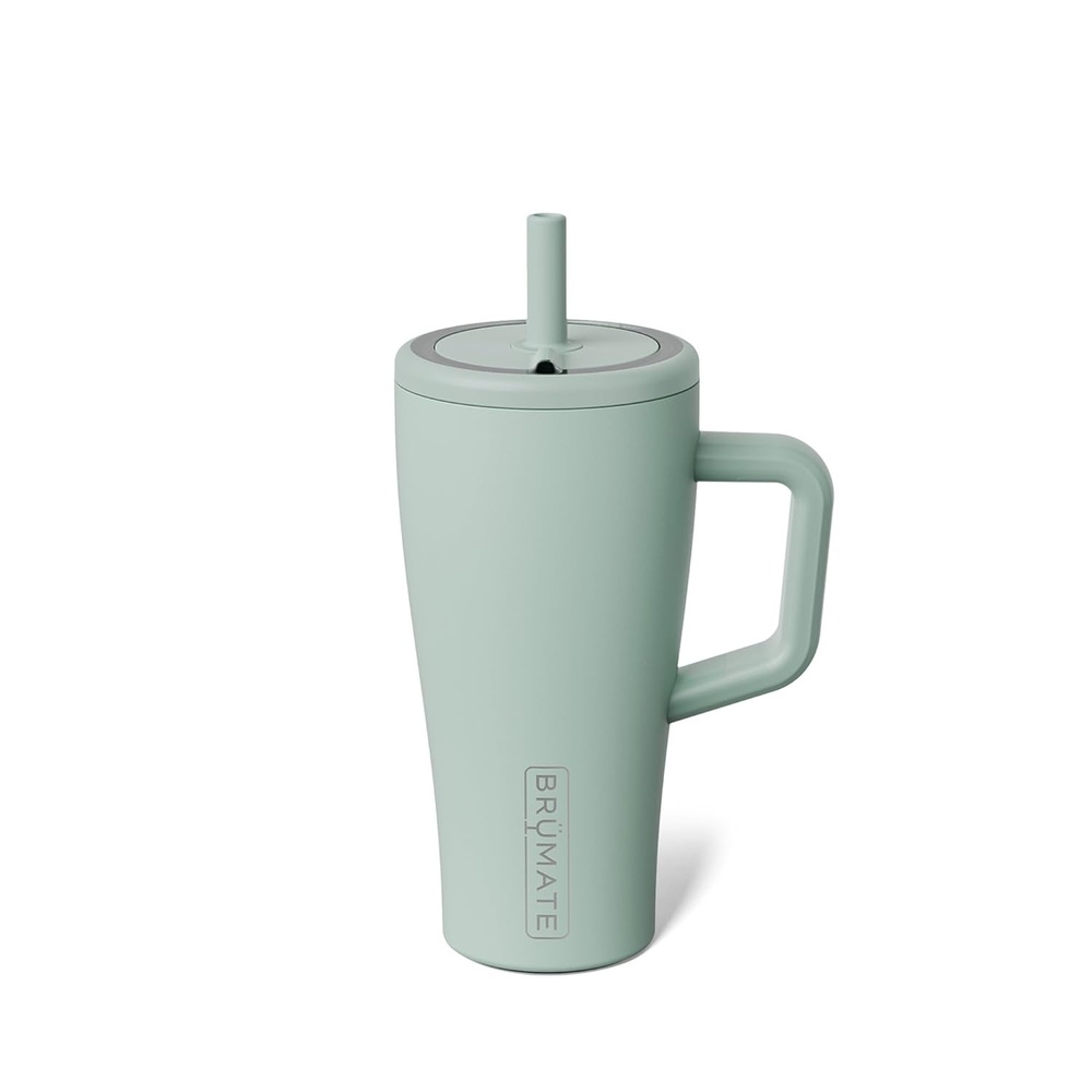 image:imageBrMate Era 30 oz Tumbler with Handle amp Straw 100 Leakproof Insulated Water Bottle Tumbler with Lid amp Flexible SoftSip Straw Made of Stainless Steel Cup Holder Friendly 30oz CuraaoSage
