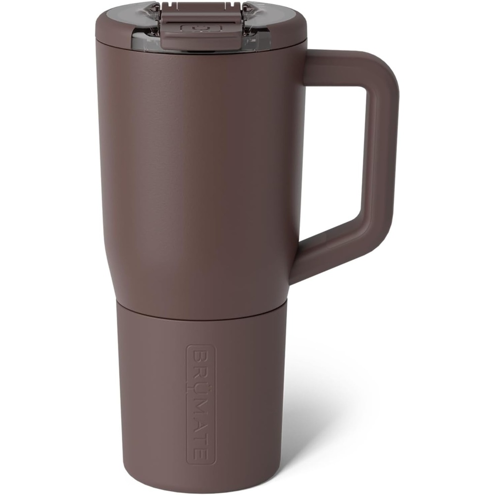 image:imageBrMate Mv 25oz 100 Leak Proof Insulated Coffee Mug with Handle amp Lid Stainless Steel Coffee Travel Mug Double Walled Coffee Cup Navy Polka DotsJava