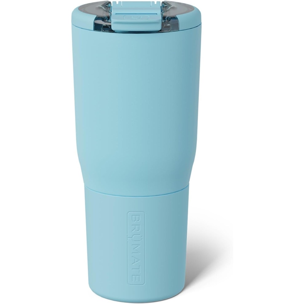 image:imageBrMate Nav 35oz 100 Leak Proof Insulated Travel Tumbler with Magnetic BevLock Lid Double Wall CupHolder Friendly Stainless Steel Mug Dark AuraGlacier