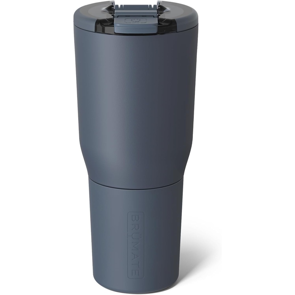 image:imageBrMate Nav 35oz 100 Leak Proof Insulated Travel Tumbler with Magnetic BevLock Lid Double Wall CupHolder Friendly Stainless Steel Mug Dark AuraNightfall Blue