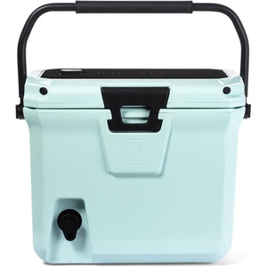 image:imageBrMate BrTank Hard Cooler with Builtin Drink Tank amp Tap  5 Day Ice Retention  Perfect for Beach Tailgating Camping Sports Games amp MoreBlue Agave
