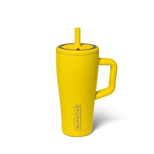 image:imageBrMate Era 30 oz Tumbler with Handle amp Straw  100 Leakproof Insulated Water Bottle Tumbler with Lid amp Flexible SoftSip Straw  Made of Stainless Steel  Cup Holder Friendly  30oz CuraaoPineapple
