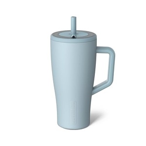 image:imageBrMate Era 30 oz Tumbler with Handle amp Straw  100 Leakproof Insulated Water Bottle Tumbler with Lid amp Flexible SoftSip Straw  Made of Stainless Steel  Cup Holder Friendly  30oz CuraaoMist