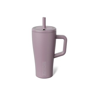 image:imageBrMate Era 30 oz Tumbler with Handle amp Straw  100 Leakproof Insulated Water Bottle Tumbler with Lid amp Flexible SoftSip Straw  Made of Stainless Steel  Cup Holder Friendly  30oz CuraaoLilac Dusk