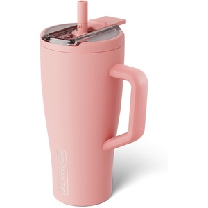 image:imageBrMate Era Flip 40oz Tumbler with 100 Leakproof Covered Straw Lid  Hygienic Covered Straw  Insulated Stainless Steel Water Bottle with Handle  Cup Holder Friendly  BPAFree Lilac DuskGuava