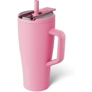 image:imageBrMate Era Flip 40oz Tumbler with 100 Leakproof Covered Straw Lid  Hygienic Covered Straw  Insulated Stainless Steel Water Bottle with Handle  Cup Holder Friendly  BPAFree Lilac DuskPrimrose