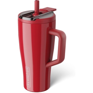 image:imageBrMate Era Flip 40oz Tumbler with 100 Leakproof Covered Straw Lid  Hygienic Covered Straw  Insulated Stainless Steel Water Bottle with Handle  Cup Holder Friendly  BPAFree Lilac DuskMaraschino