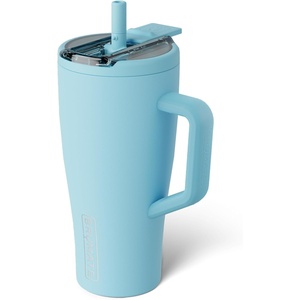 image:imageBrMate Era Flip 40oz Tumbler with 100 Leakproof Covered Straw Lid  Hygienic Covered Straw  Insulated Stainless Steel Water Bottle with Handle  Cup Holder Friendly  BPAFree Lilac DuskGlacier