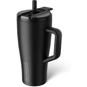 image:imageBrMate Era Flip 40oz Tumbler with 100 Leakproof Covered Straw Lid  Hygienic Covered Straw  Insulated Stainless Steel Water Bottle with Handle  Cup Holder Friendly  BPAFree Lilac DuskMatte Black