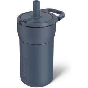 image:imageBrMate Leap 12oz 100 Leakproof Kids Tumbler with Handle amp Silicone Soft Straw  Durable Drop Resistant Silicone Sleeve  Made of Insulated Stainless Steel  Cup Holder Friendly  Violet CrushNightfall Blue