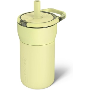 image:imageBrMate Leap 12oz 100 Leakproof Kids Tumbler with Handle amp Silicone Soft Straw  Durable Drop Resistant Silicone Sleeve  Made of Insulated Stainless Steel  Cup Holder Friendly  Violet CrushPrickly Pear