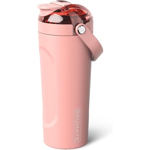 image:imageBrMate MultiShaker Blender Shaker Bottle  100 Leakproof Insulated Stainless Steel  Pre Workout and Protein Shaker Bottle for the Gym  25oz MochaGuava